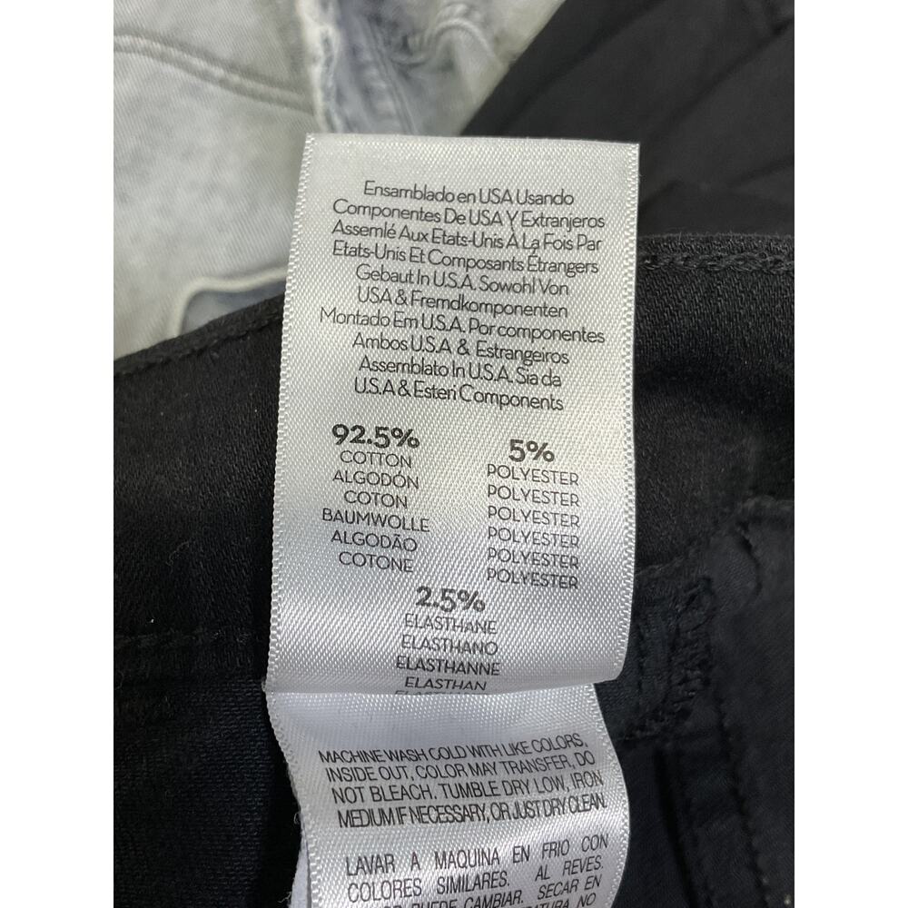 Mother 'Wrapper' Black Patch Springy Ankle Denim … - image 4